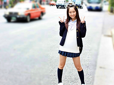 【ハメ撮り】アイドル系の可愛い女子高生が、制服姿で放課後援交セックスｗｗｗ
